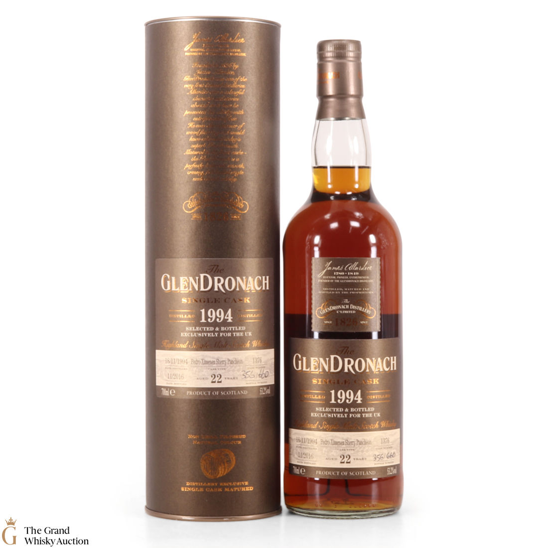 GlenDronach - 22 Year Old - 1994 Single PX Cask #1376