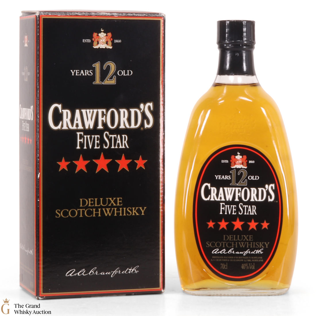 Crawford's - 12 Year Old - Five Star - 1980s