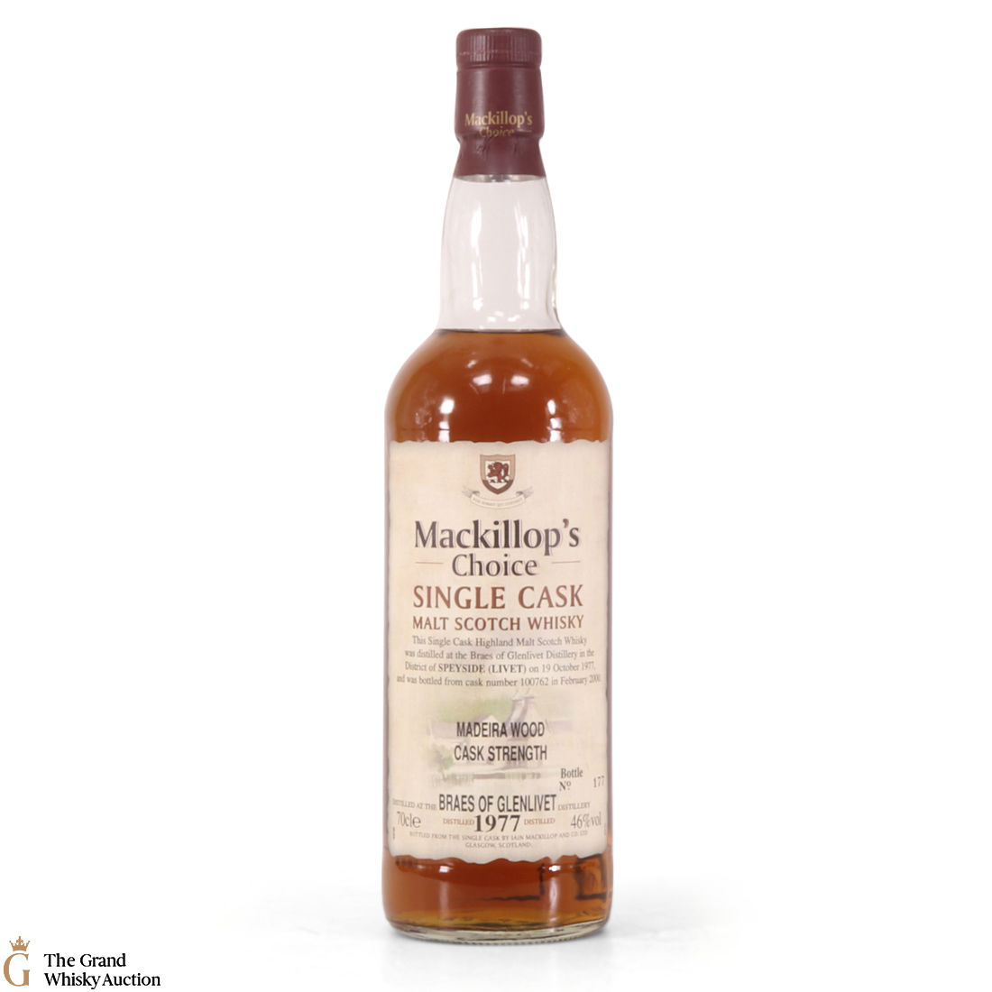 Braes of Glenlivet - Mackillop's Choice - 1977
