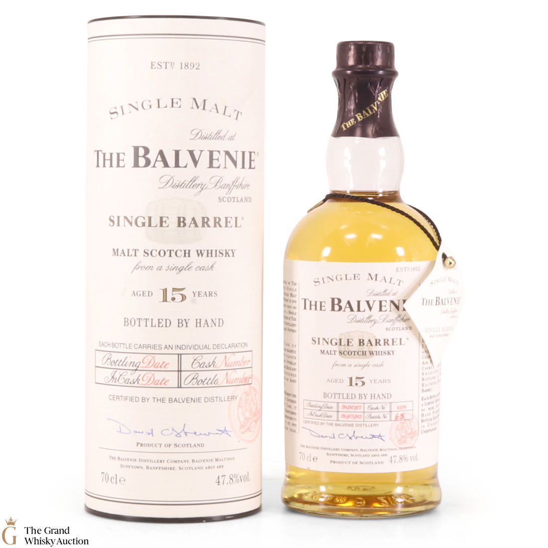 Balvenie - 15 Year Old -  1992 Single Barrel