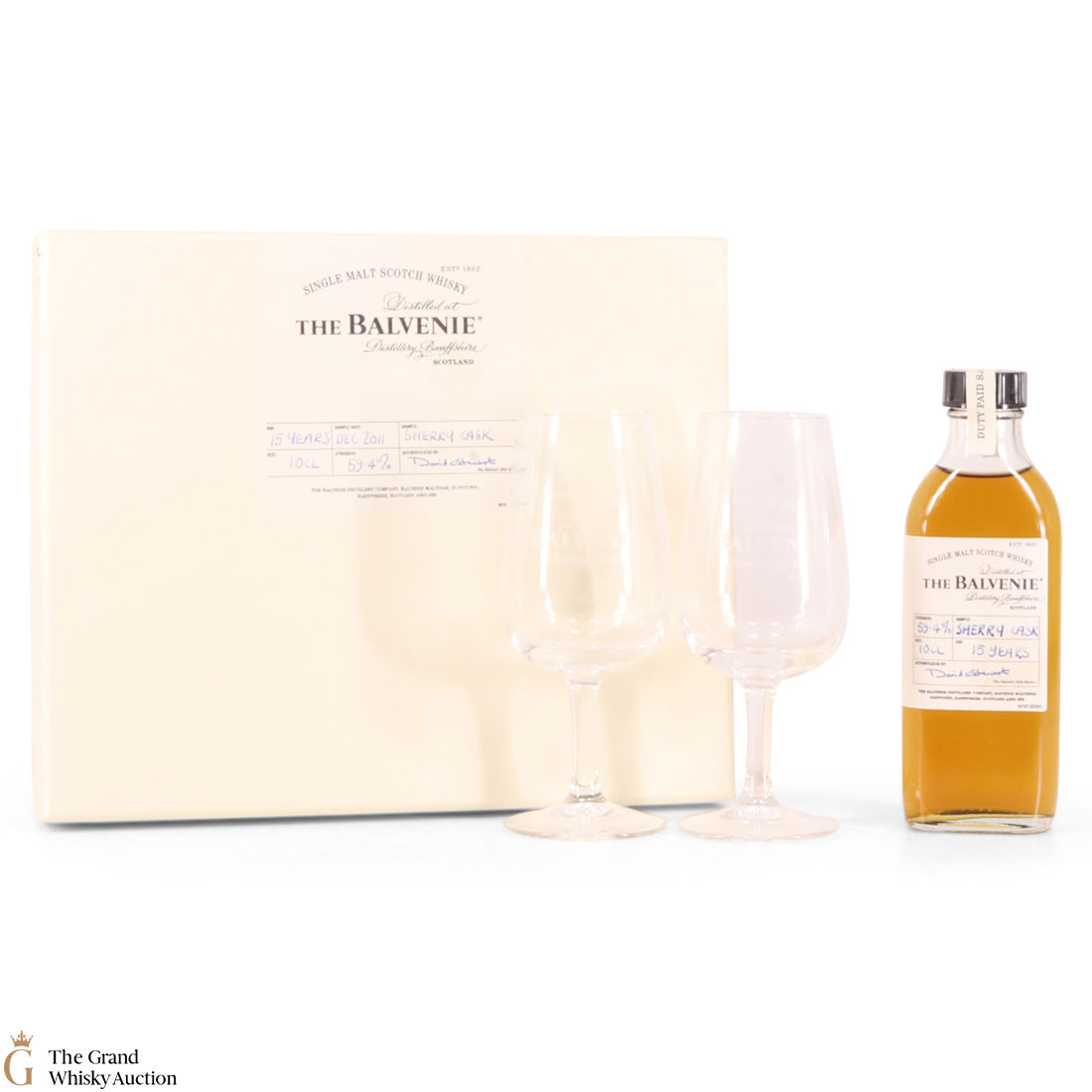 Balvenie - 15 Year Old - Sample (10cl) (with 2 Glasses)