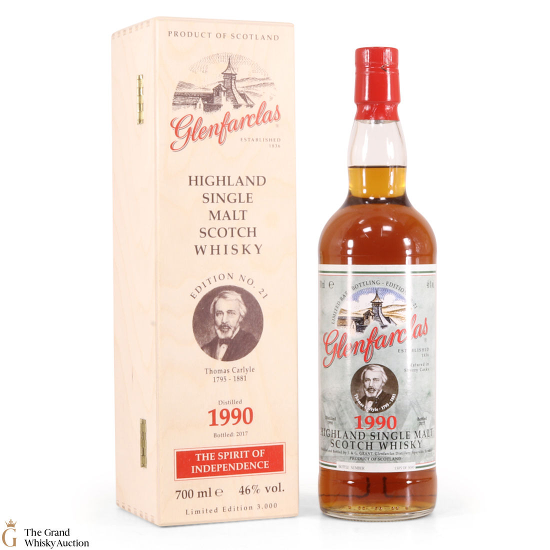 Glenfarclas - Edition 21 Thomas Carlyle 1990