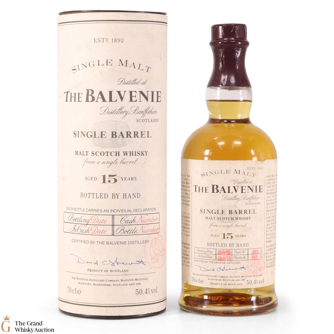 Balvenie - 15 Year Old - 1977 Single Barrel