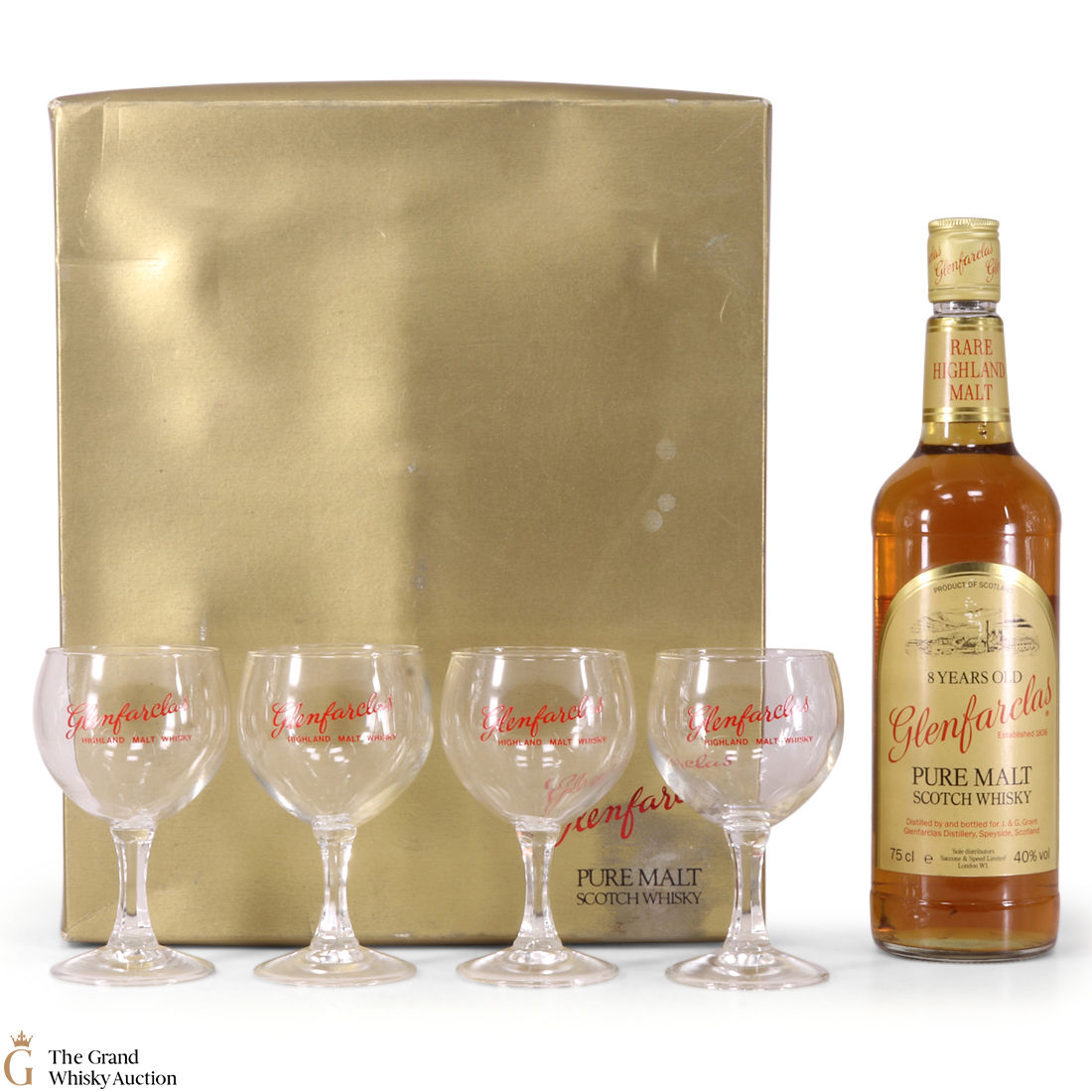 Glenfarclas - 8 Year Old (1980s) - Gift Set