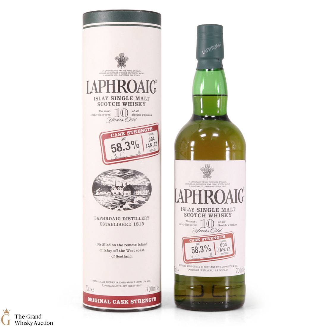 Laphroaig - 10 Year Old - Original Cask Strength Batch #004