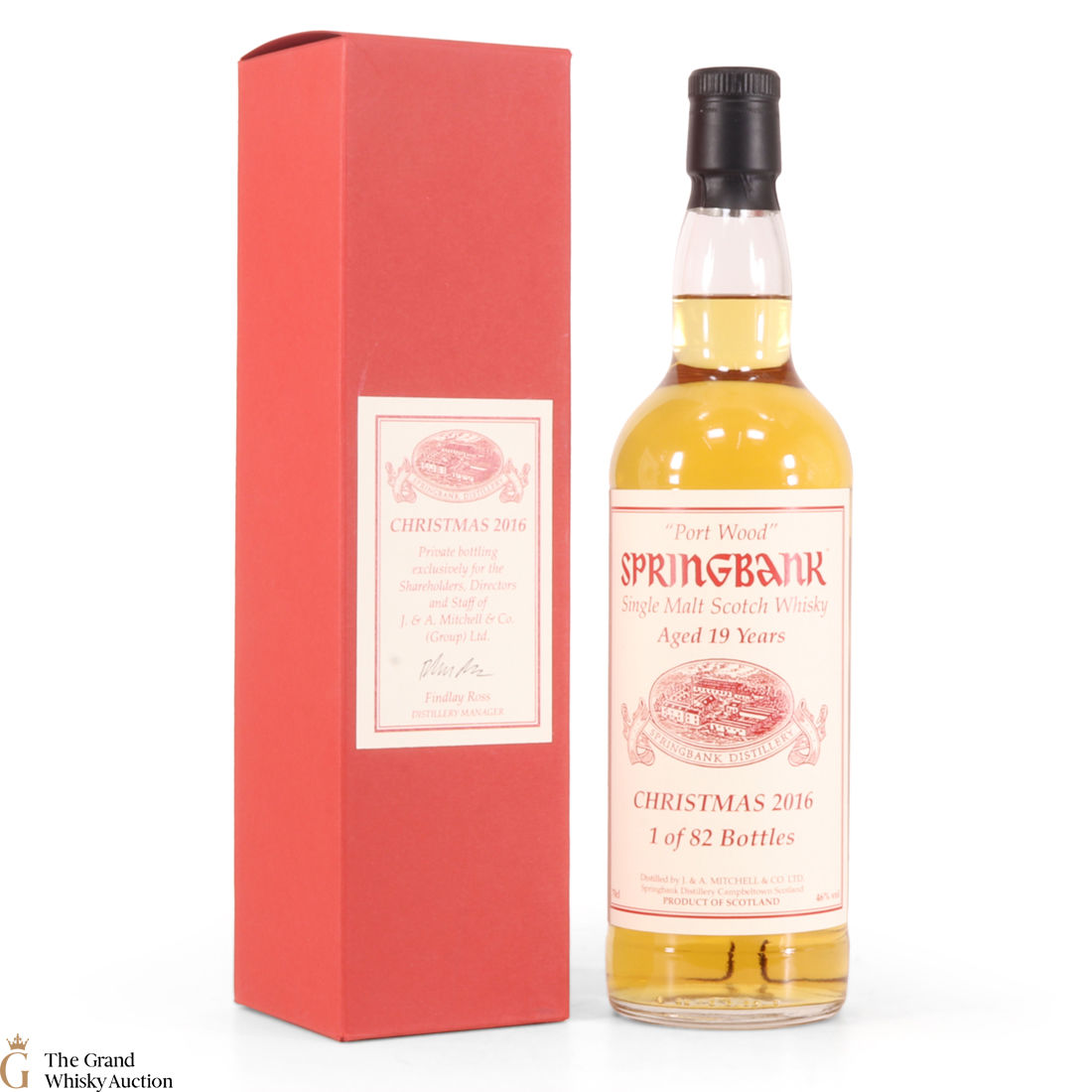 Springbank - 19 Year Old Port Wood Christmas 2016