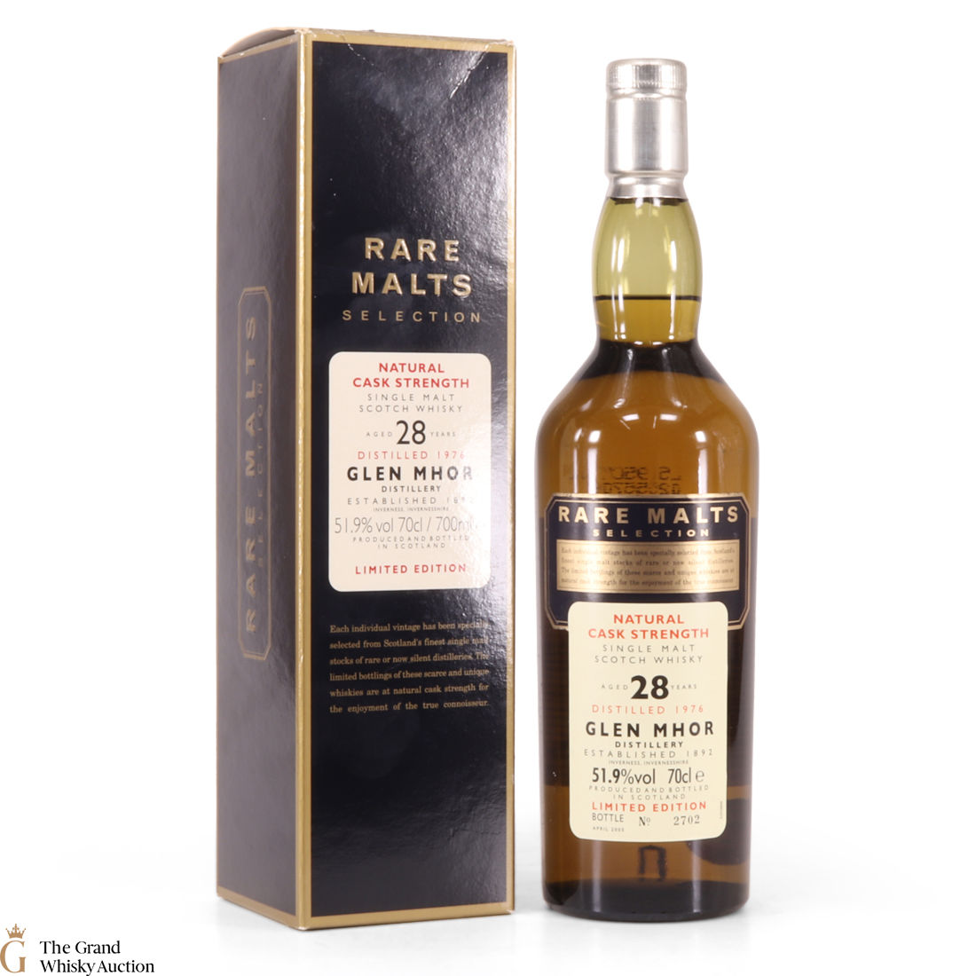 Glen Mhor 1976 Rare Malt 28 Year Old / 51.9%