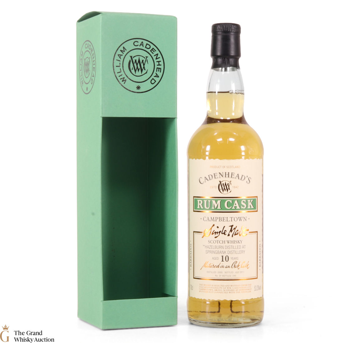 Hazelburn - 10 Year Old - Rum Caslk - Cadenhead's