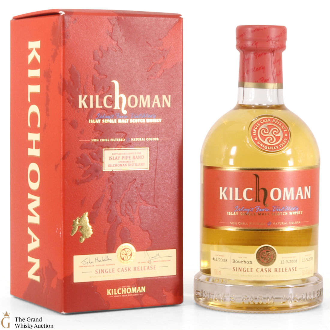 Kilchoman - 2008 - Islay Pipe Band Single Cask 2013