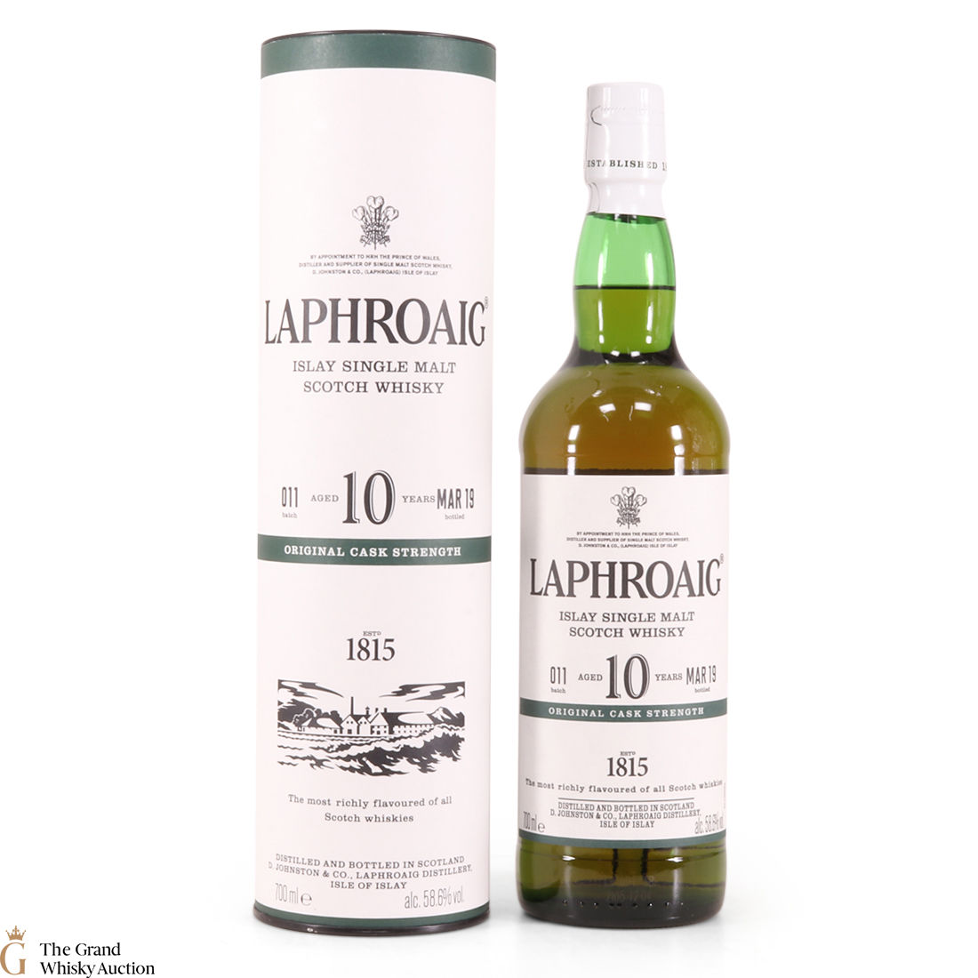 Laphroaig - 10 Year Old - Original Cask Strength Batch #011