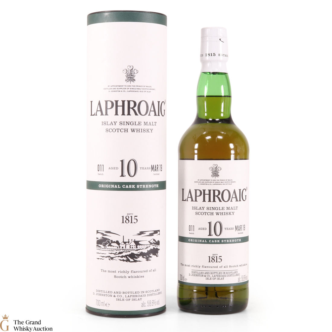 Laphroaig - 10 Year Old - Original Cask Strength Batch #011