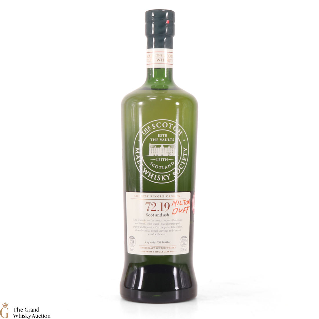 SMWS - 72.19 - Miltonduff 20 Year Old - Soot and Ash