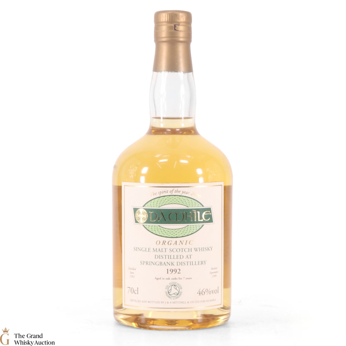 Springbank - 7 Year Old Organic​ 1992 Da Mhile