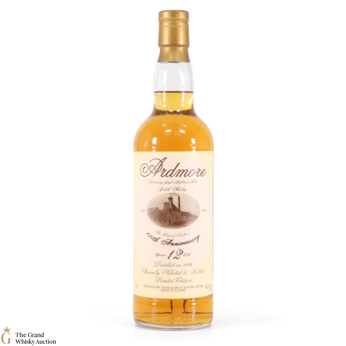 Ardmore -  12 Year Old - 1986, 100th Anniversary