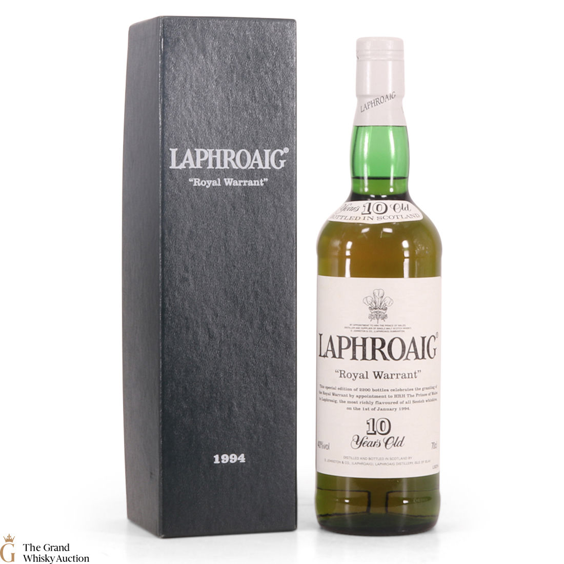Laphroaig - 10 Year Old - 1994 Royal Warrant 
