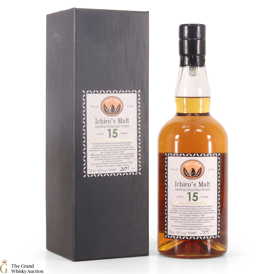Hanyu - 2000 Ichiro’s Malt 15 Year Old - The Final Vintage