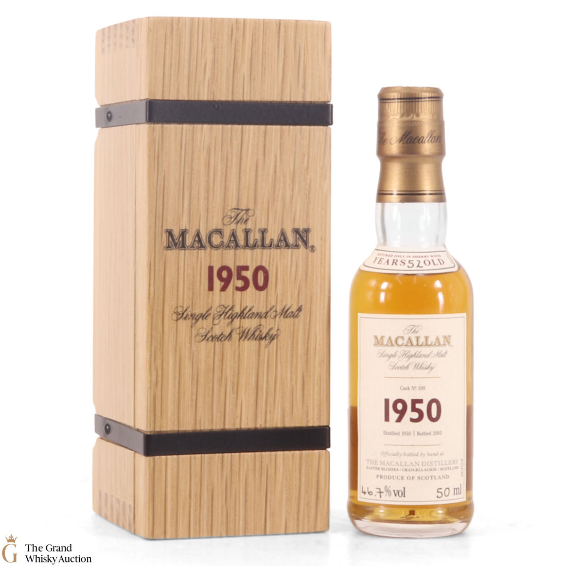 Macallan - 52 Year Old - 1950 Fine & Rare 5cl