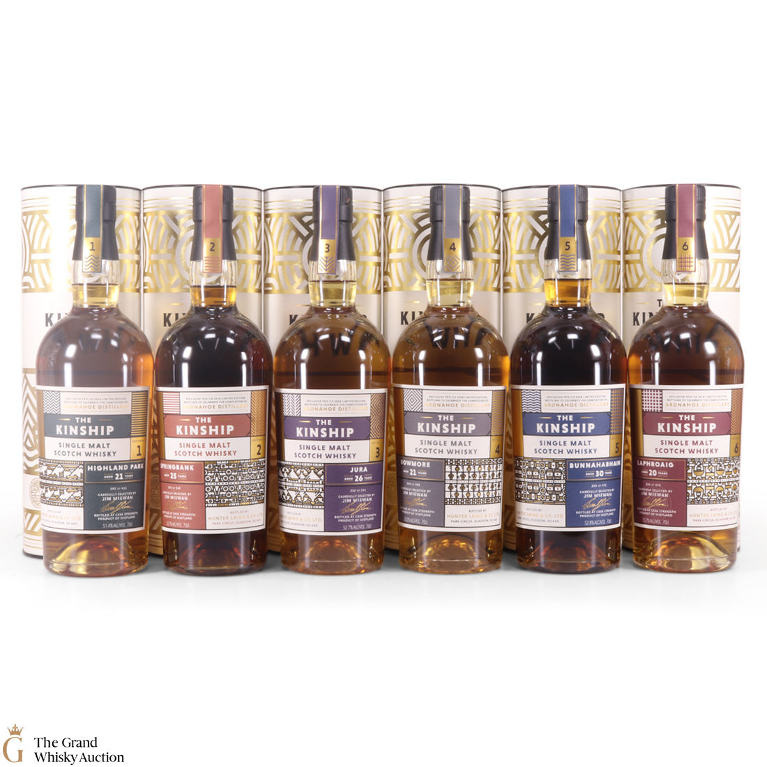Hunter Laing - Kinship Collection (6 x 70cl) - Feis Ile 2018