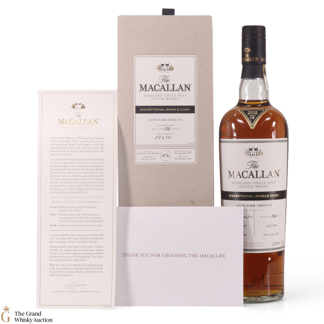 Macallan - 1950 Exceptional Cask 67 Year Old #1683-13