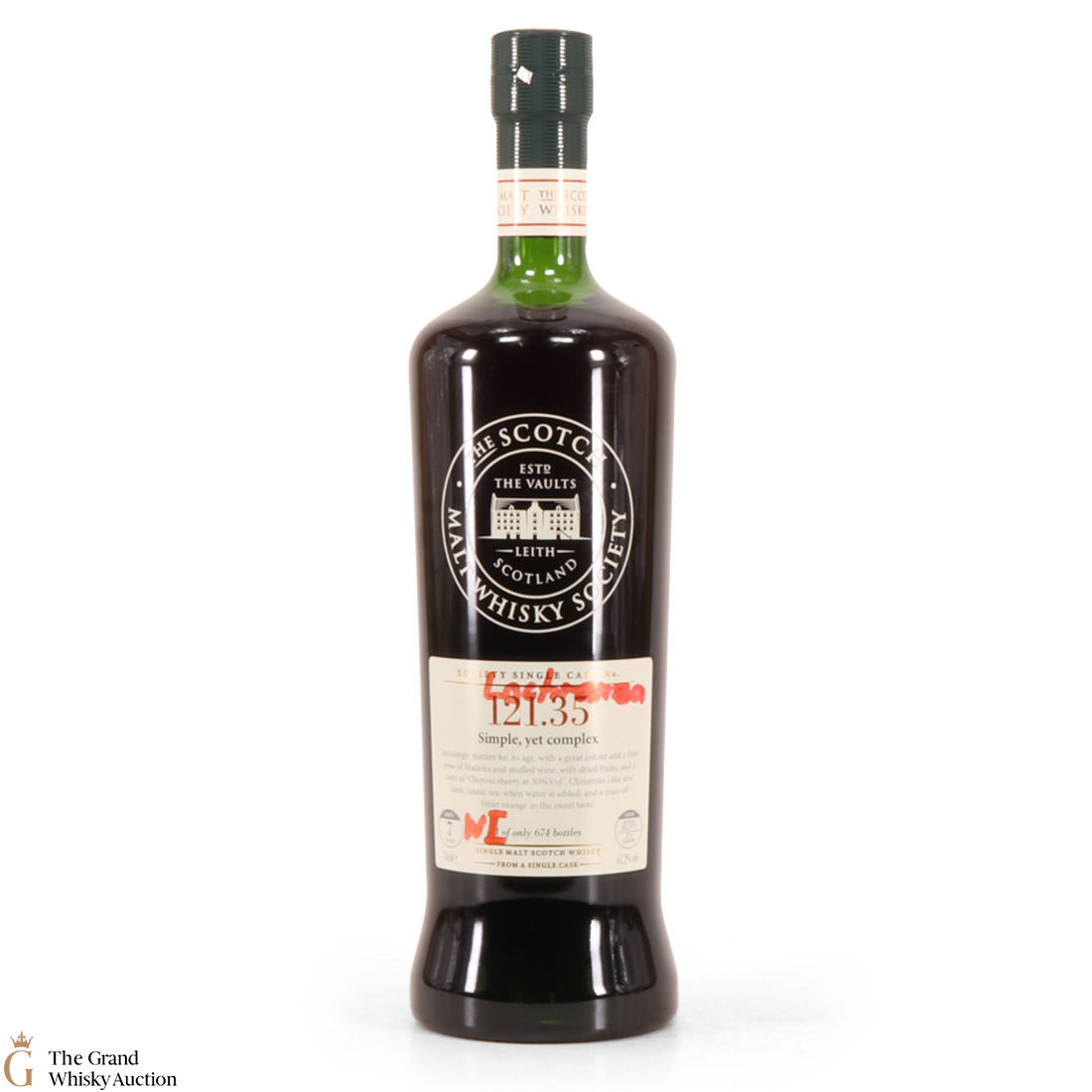 SMWS -121.35 - Isle of Arran - 7 Year Old - Simple, Yet Complex