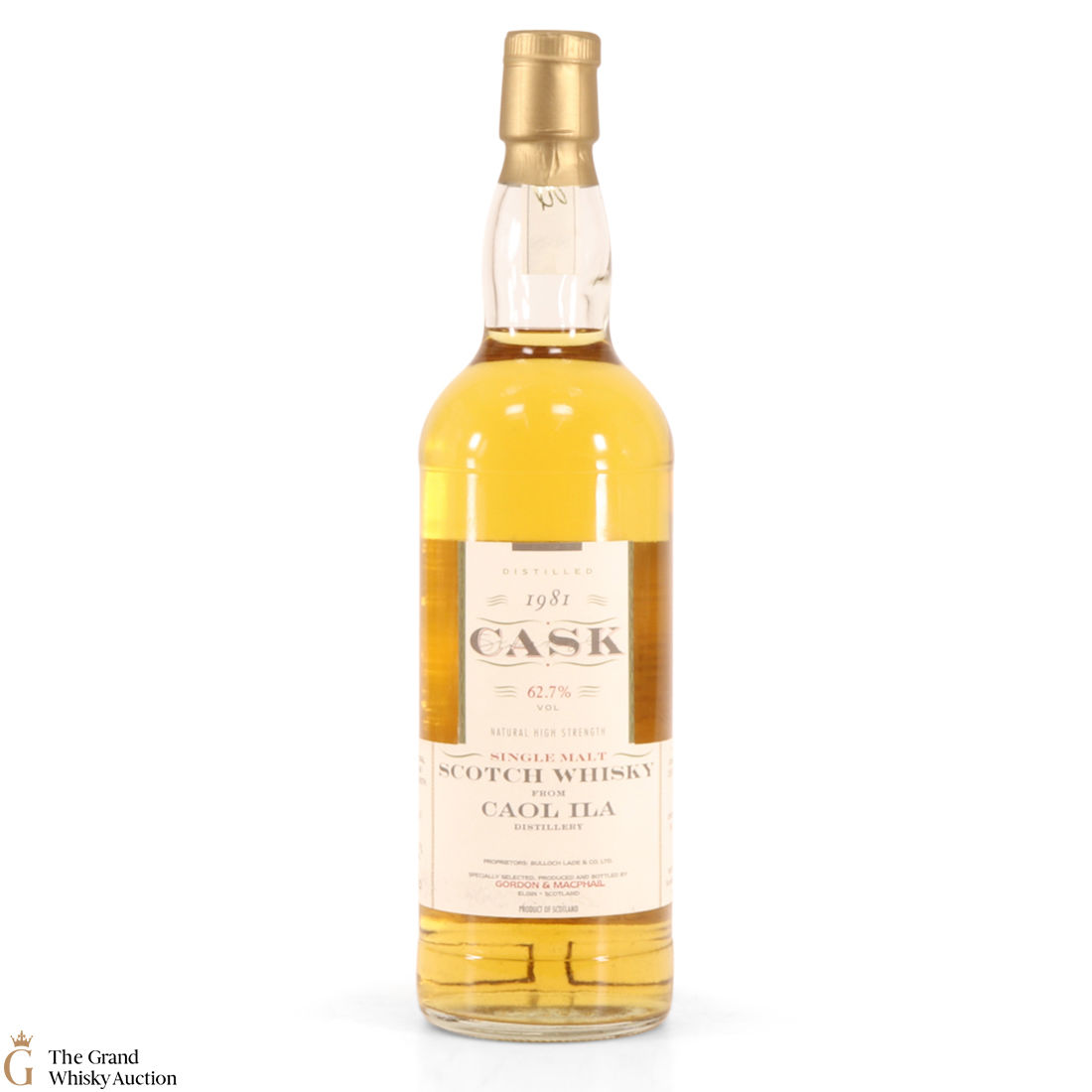 Caol Ila -1981 Cask - Gordon & MacPhail