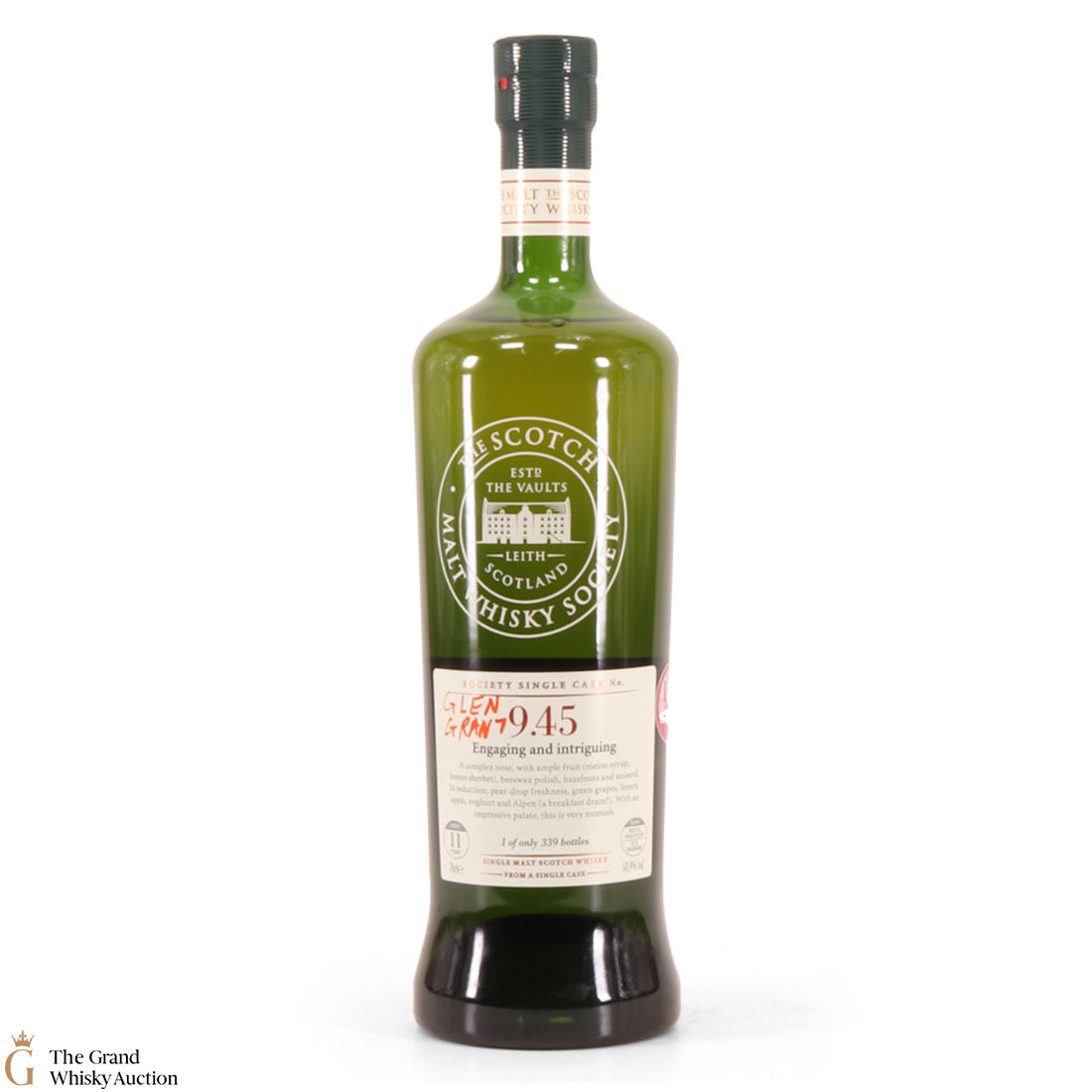 SMWS - 9.45 - Glen Grant - 11 Year old - Engaging and Intriguing 