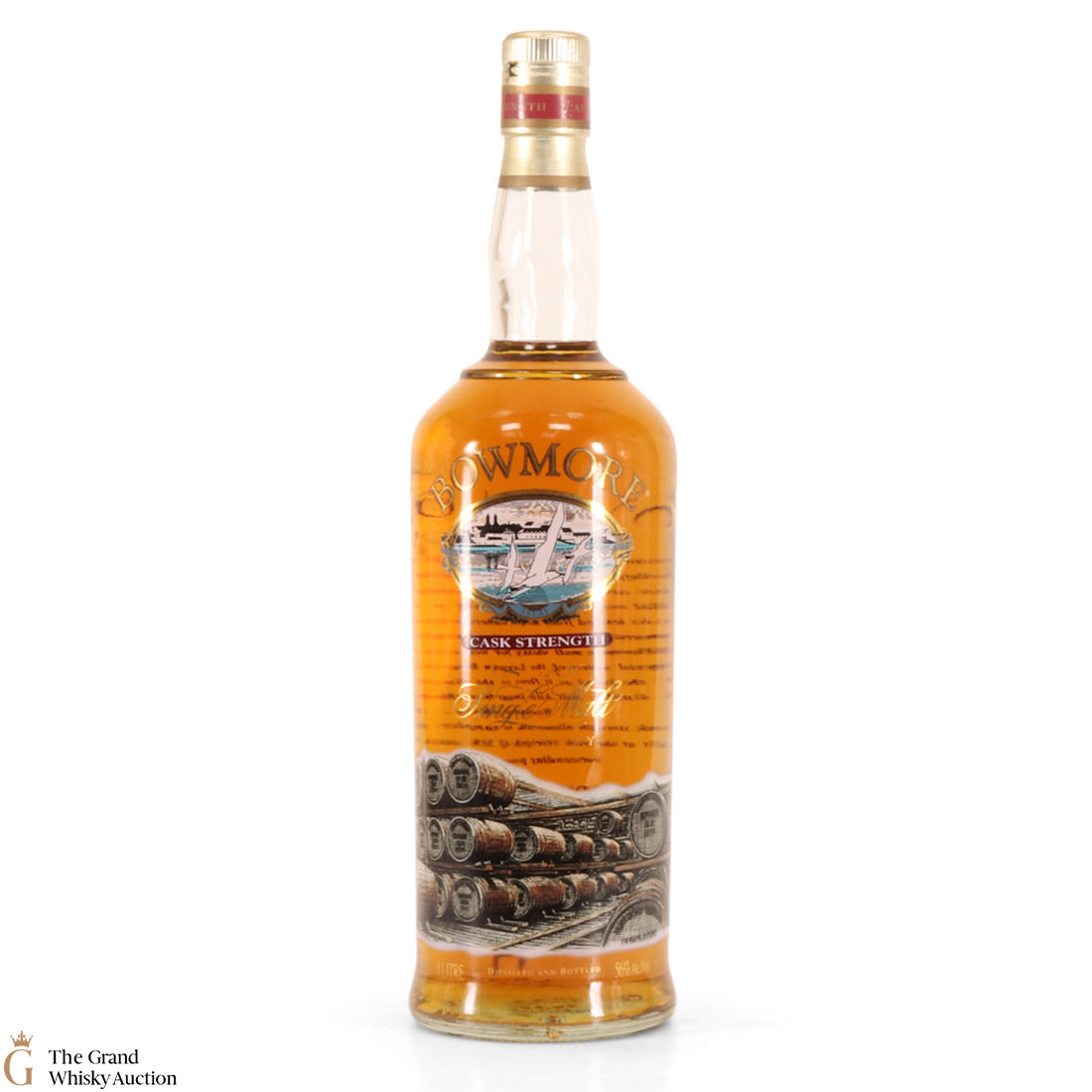 Bowmore - Cask Strength Screen Print 1990s - 1L