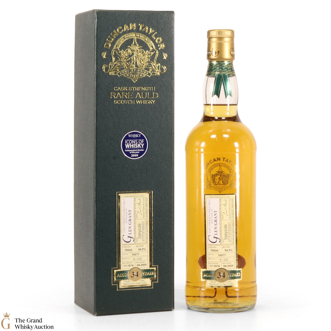 Glen Grant - 34 Year Old Duncan Taylor Rare Auld
