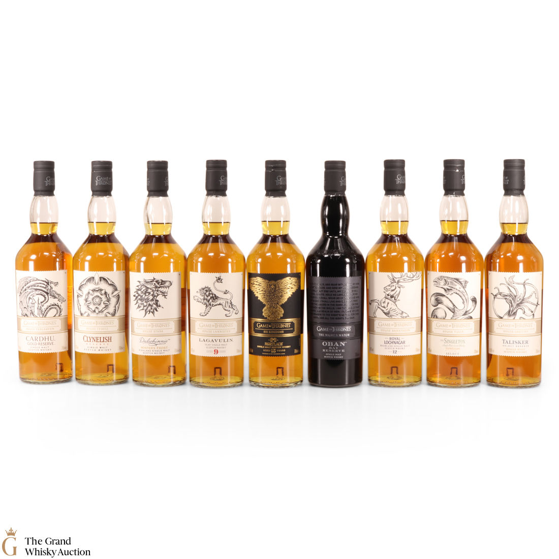 Game of Thrones - Limited Editions - 9 x 70cl (with Mortlach)
