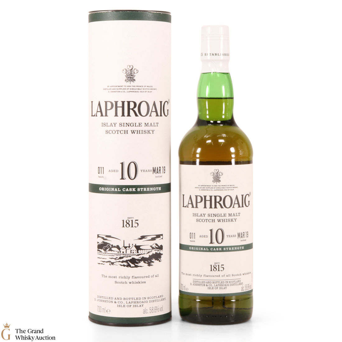 Laphroaig - 10 Year Old - Original Cask Strength Batch #011