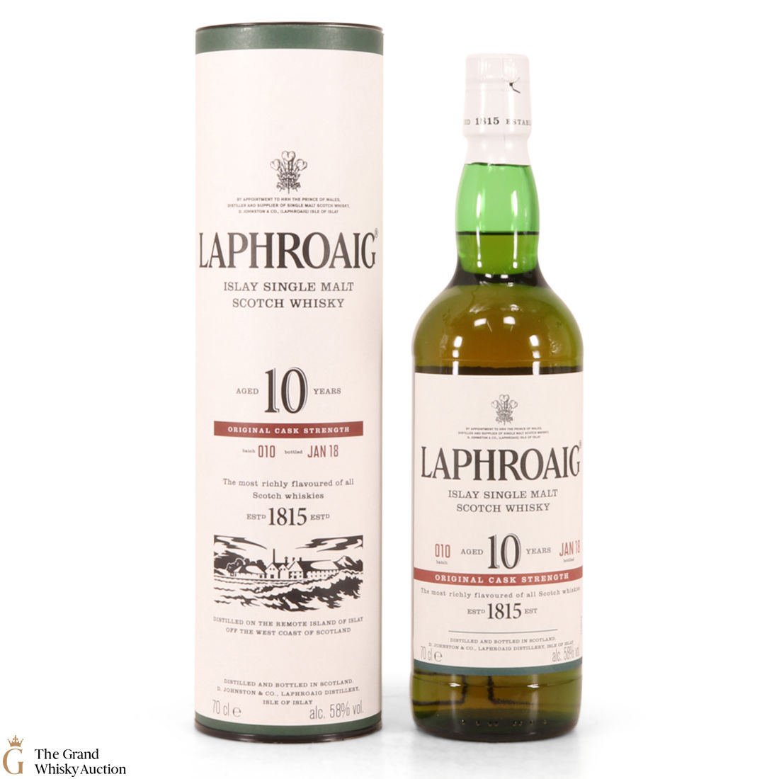 Laphroaig - 10 Year Old - Original Cask Strength Batch #010