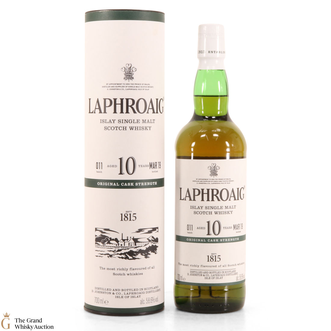 Laphroaig - 10 Year Old - Original Cask Strength Batch #011
