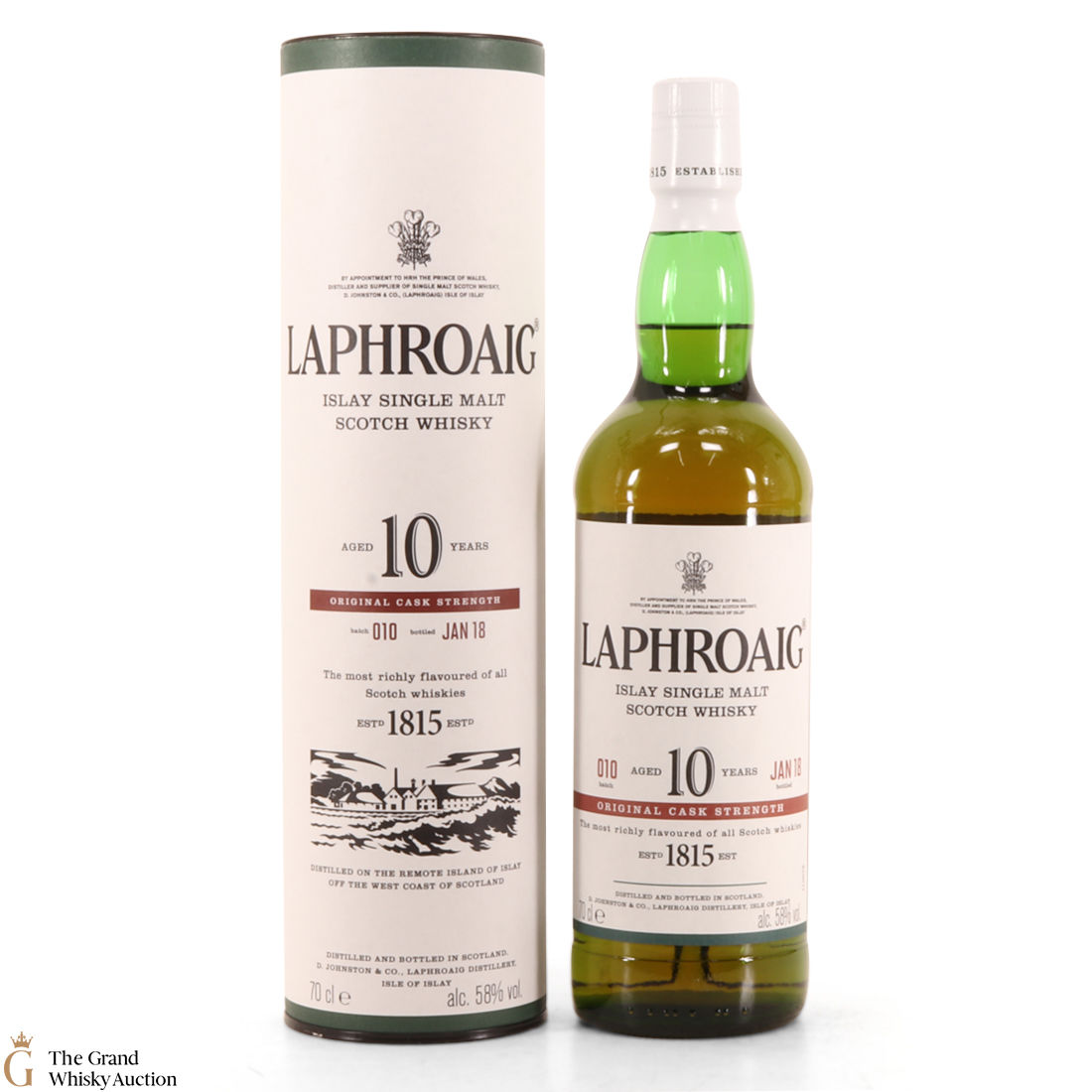Laphroaig - 10 Year Old - Original Cask Strength Batch #010