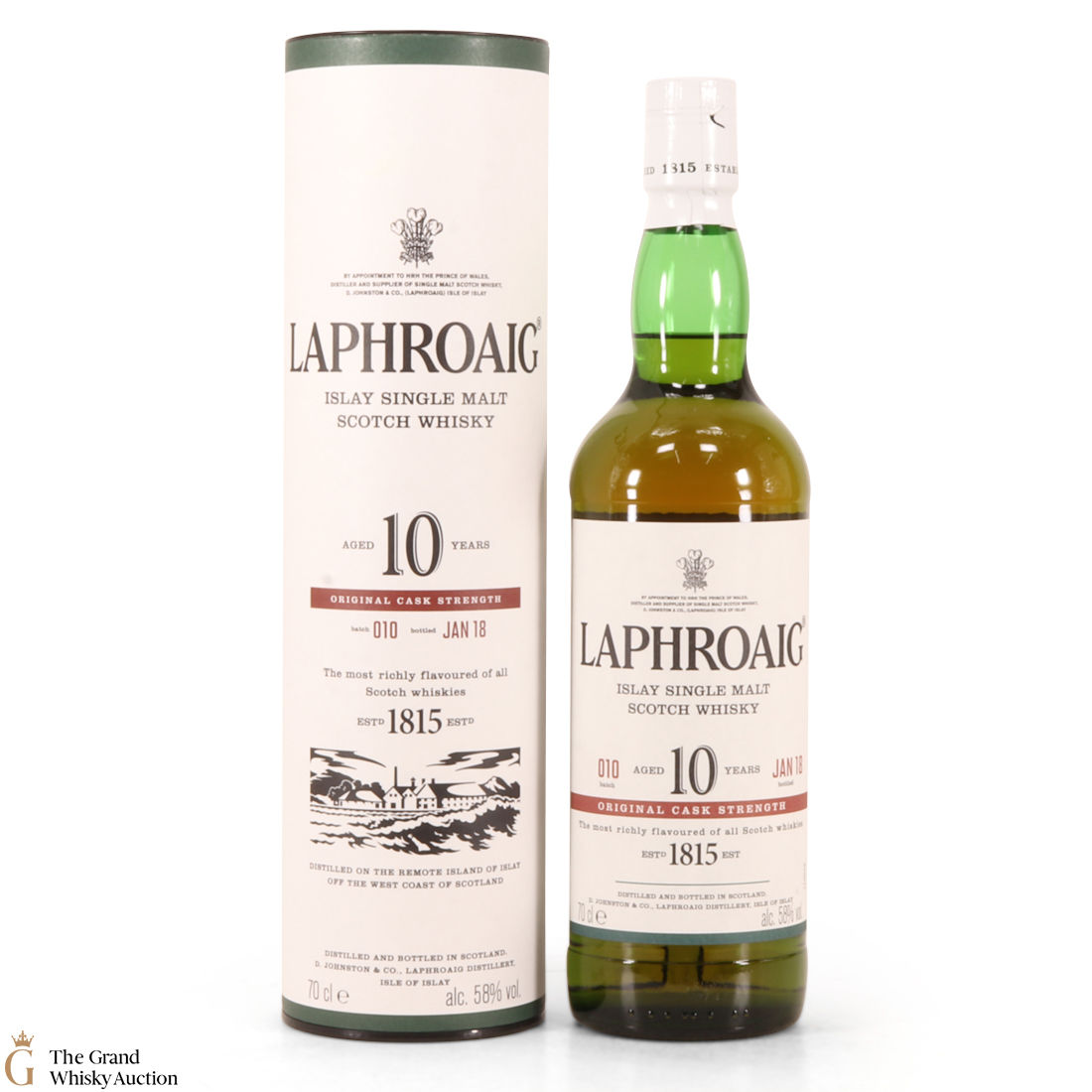 Laphroaig - 10 Year Old - Original Cask Strength Batch #010