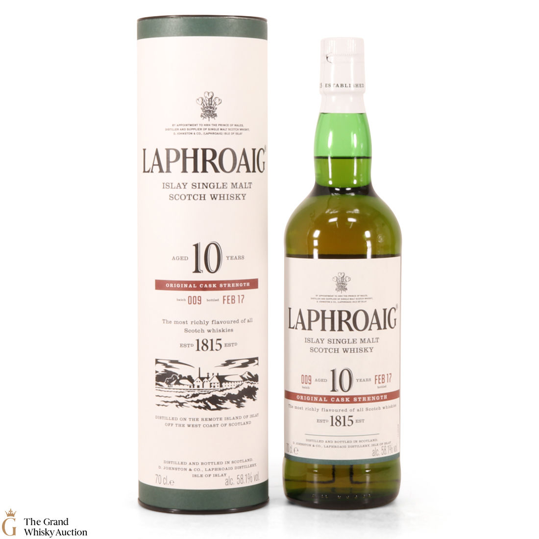 Laphroaig - 10 Year Old - Original Cask Strength Batch #009