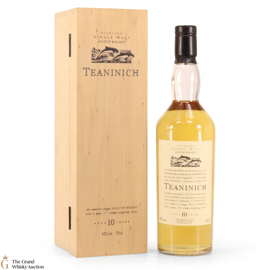 Teaninich - 10 Year Old Flora and Fauna - Wooden Box