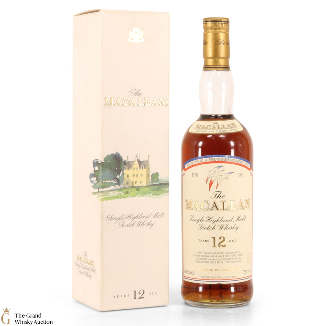 Macallan - 12 Year Old - Bicentenary French Revolution 1789-1989