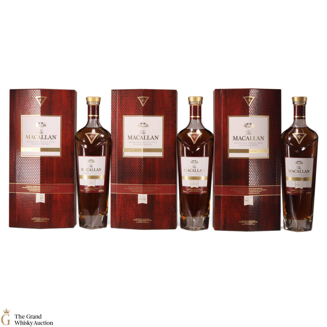 Macallan - Rare Cask No. 1,2 & 3 - 2018
