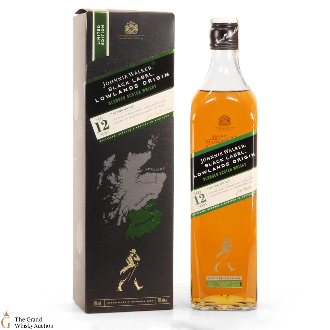 Johnnie Walker - 12 Year Old - Black Label - Lowland Origin