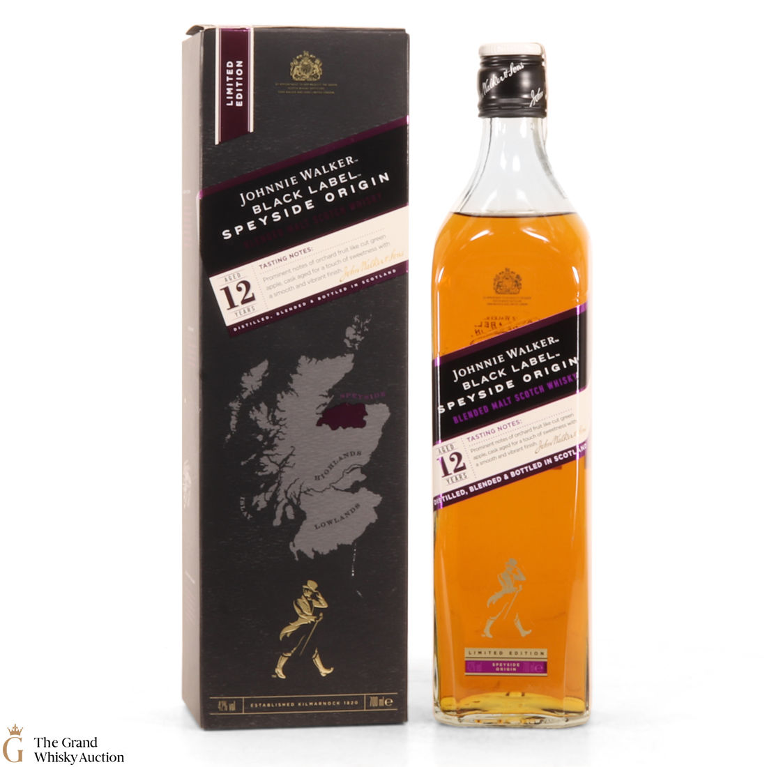 Johnnie Walker - 12 Year Old -  Black Label - Speyside Origin