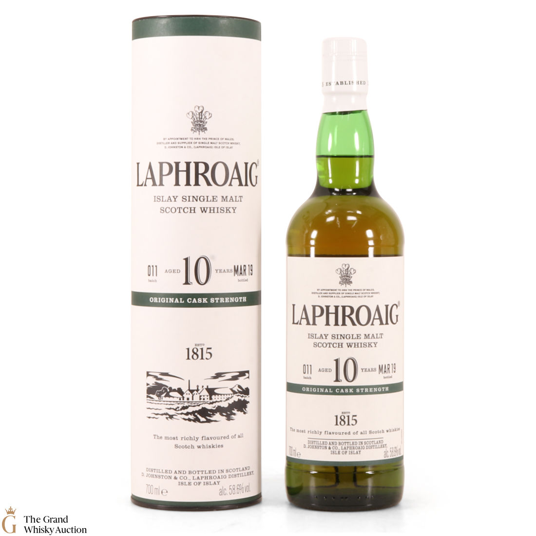 Laphroaig - 10 Year Old - Original Cask Strength Batch #011