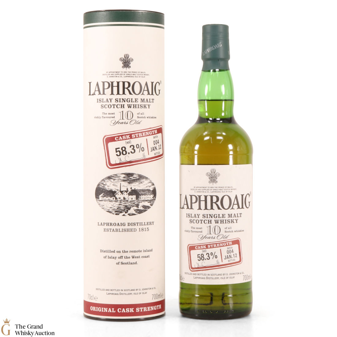 Laphroaig - 10 Year Old - Original Cask Strength Batch #004