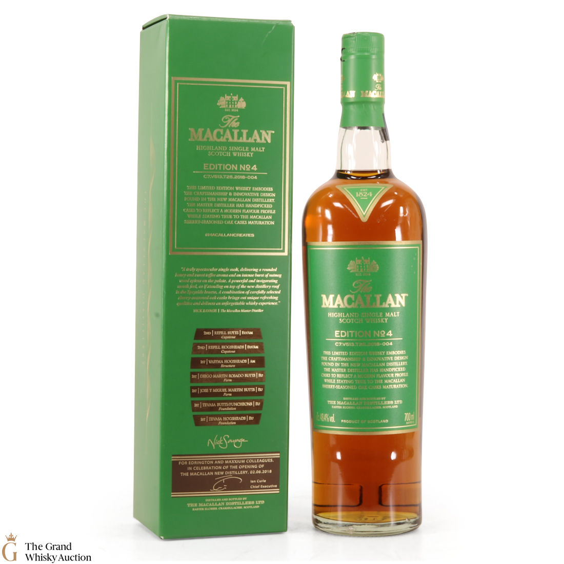 Macallan - Edition No. 4 - 2018 - Edrington & Maxxium Staff