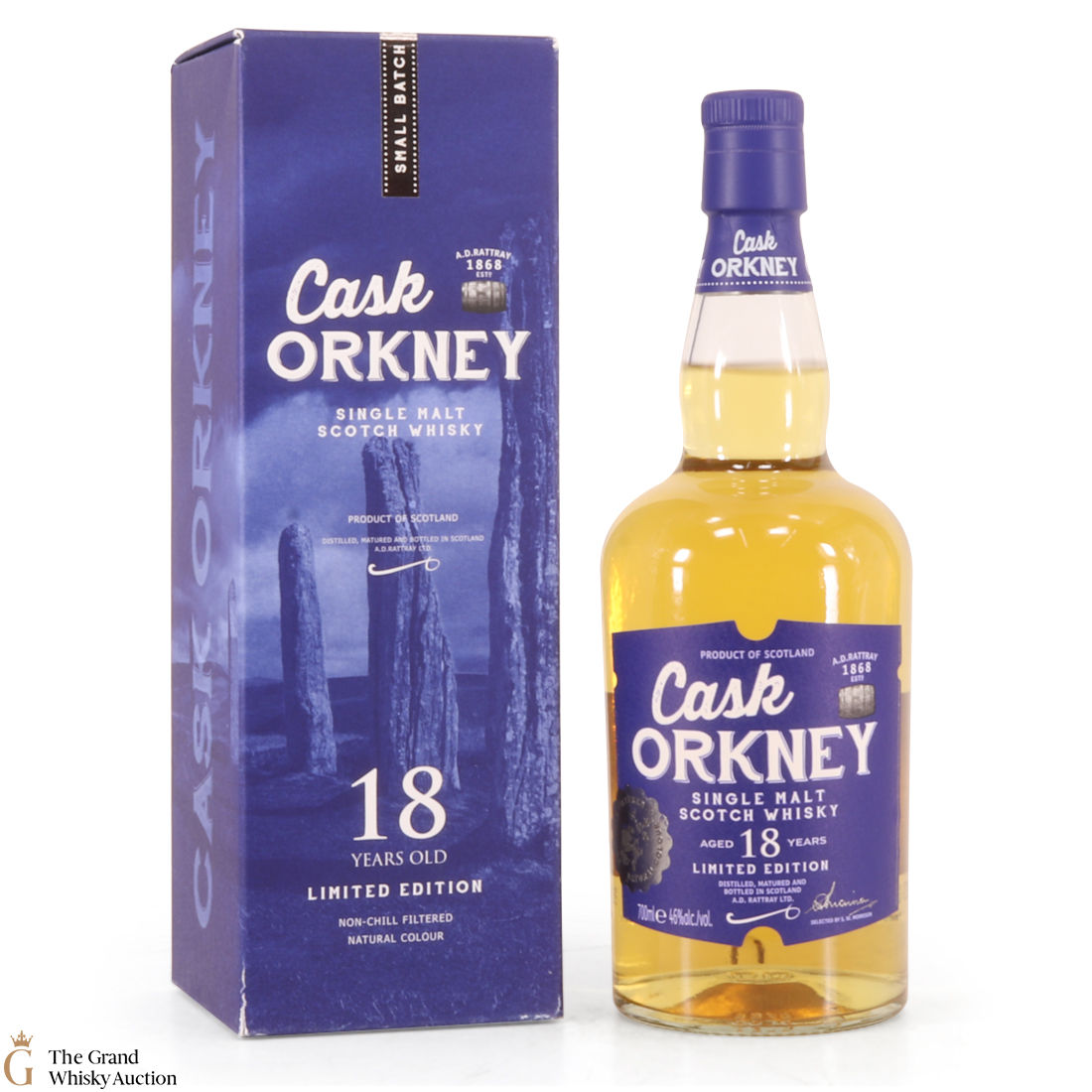 Cask Orkney - 18 Year Old Single Malt - A.D. Rattray 