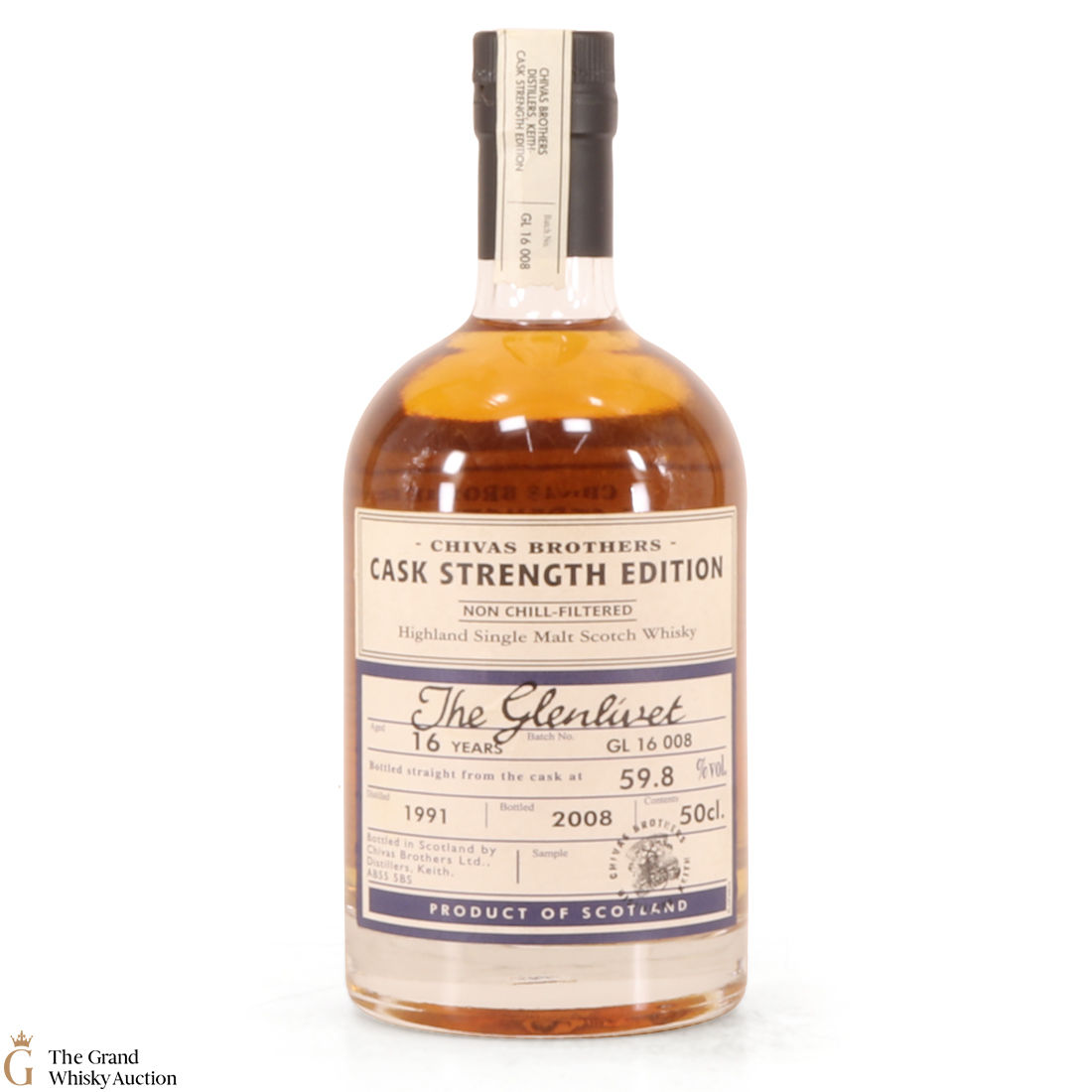Glenlivet - 1991 16 Year Old - Cask Strength - Chivas Brothers