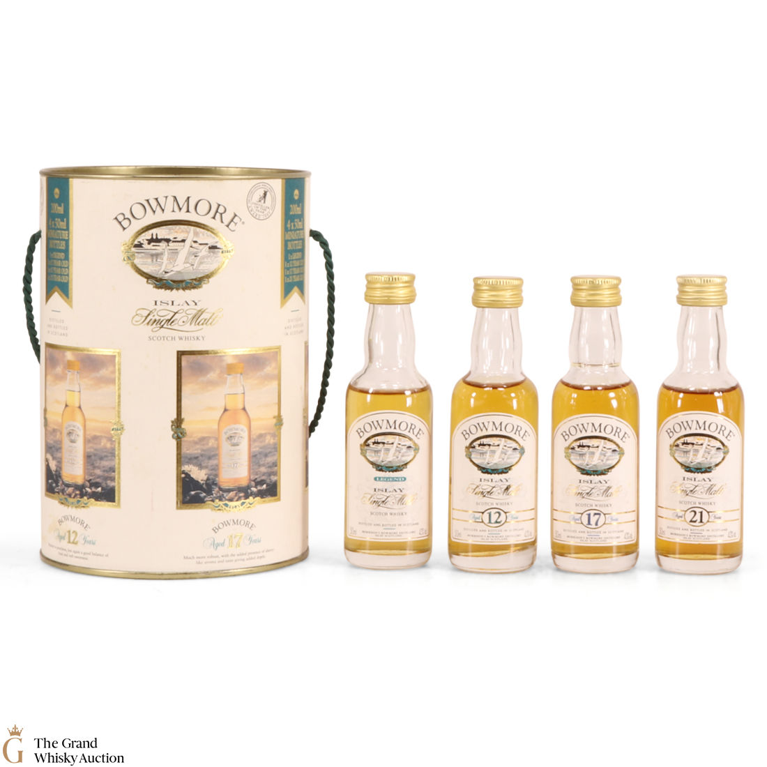 Bowmore - 4 Miniatures (Inc 21 Year Old)