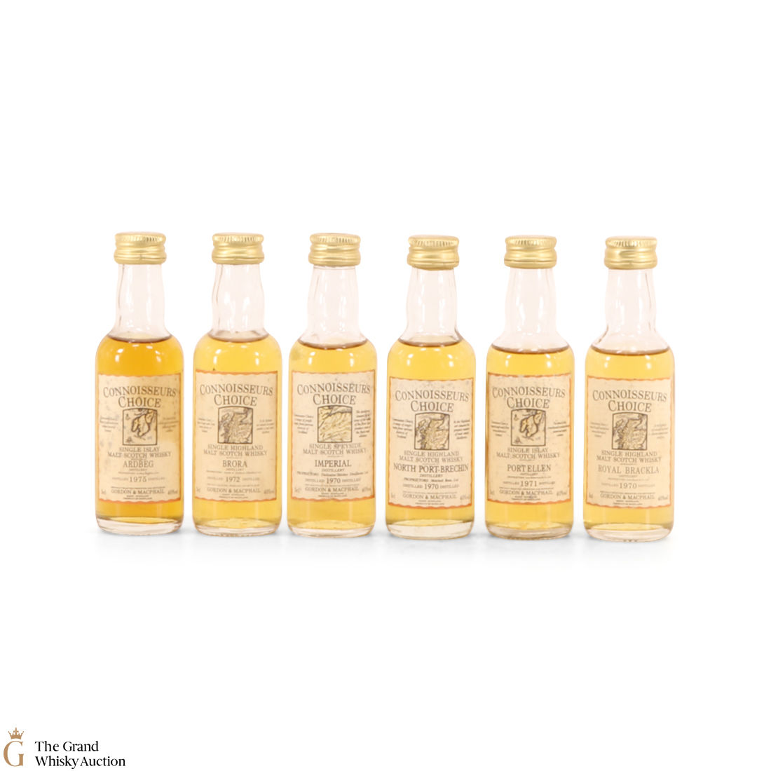 Connoisseurs Choice - 1970s (6 x 5cl) Port Ellen, Brora & More