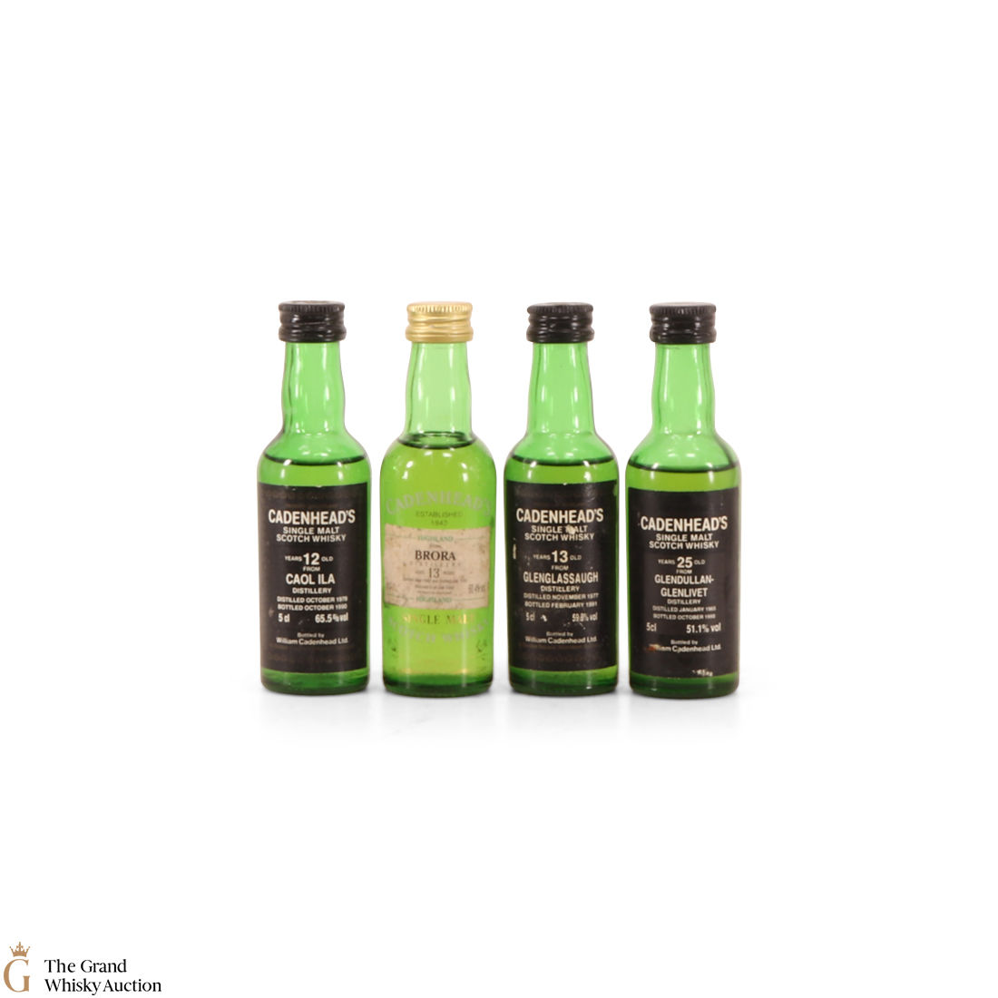 4 x Cadenhead's Miniatures