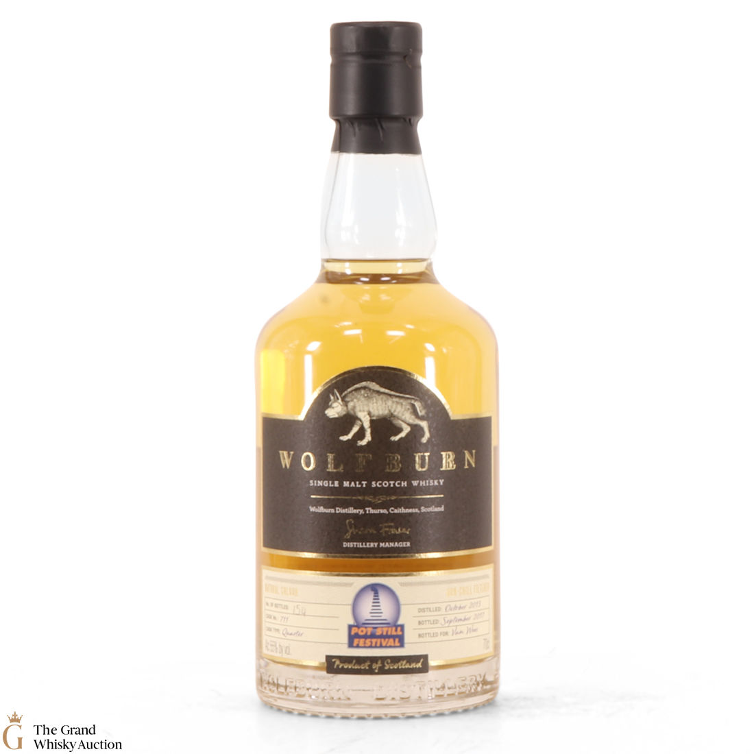 Wolfburn - 2013 Private Bottling Pot Still Festival