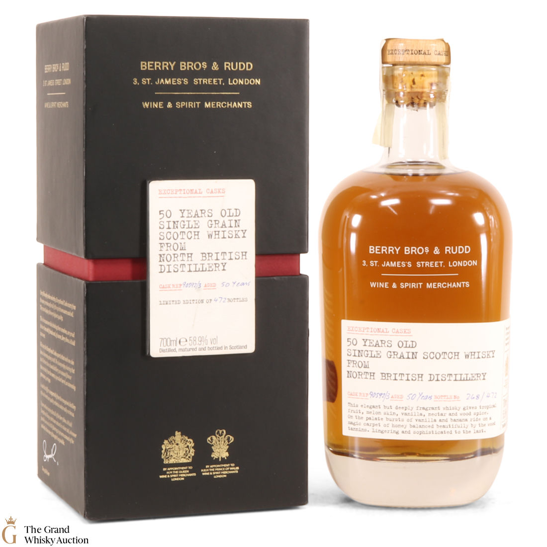 North British - 1962 50 Year Old - Exceptional Casks - Berry Brothers & Rudd 